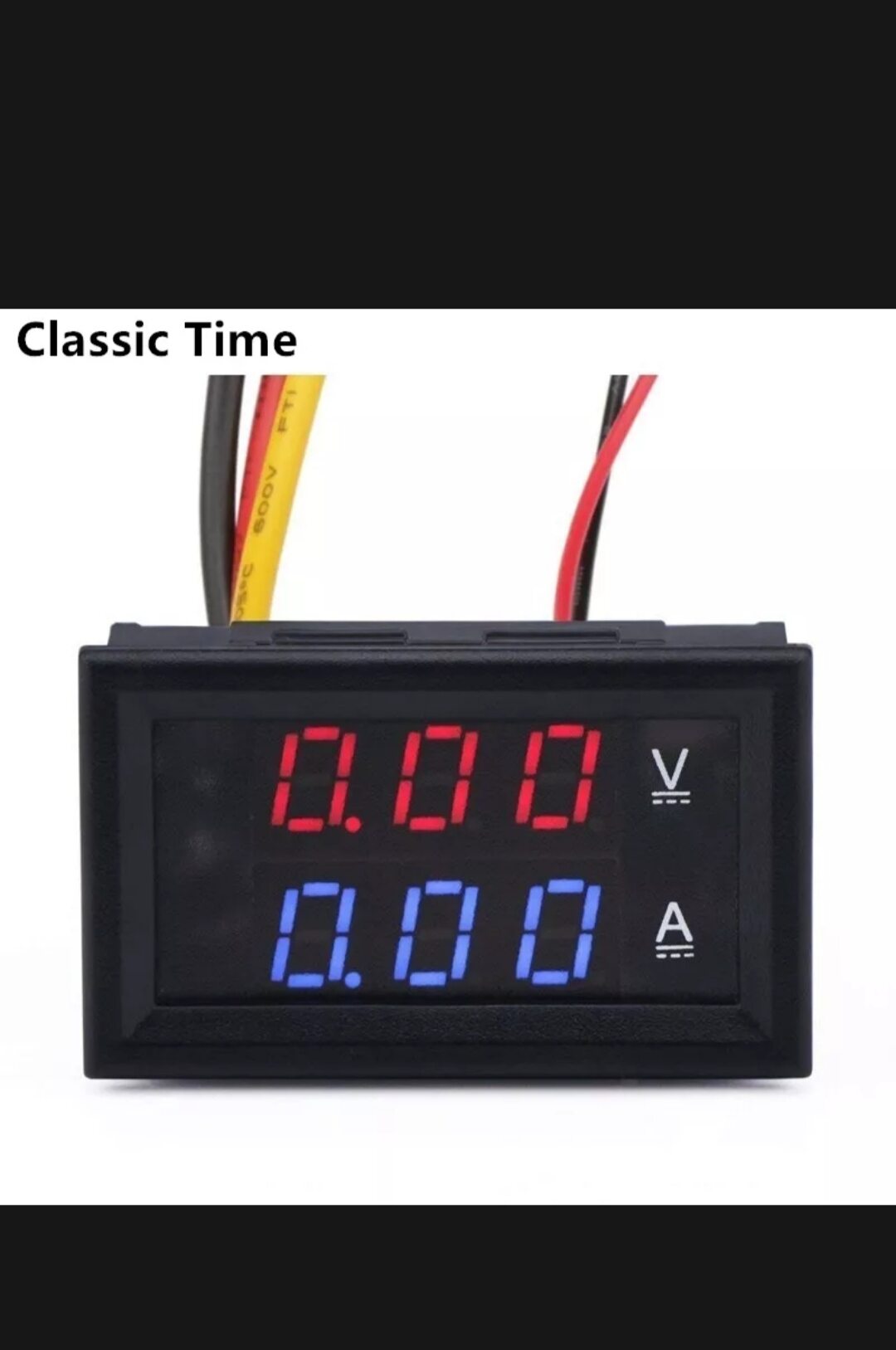 Đồng hồ đo dòng dc 0 -100 v. 10a