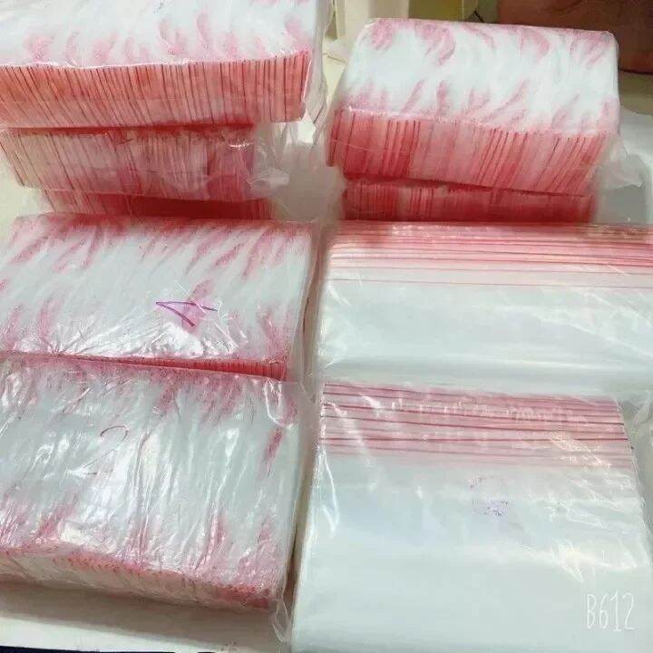 100Gr Túi Zip Chỉ Đỏ size 10 x 15cm