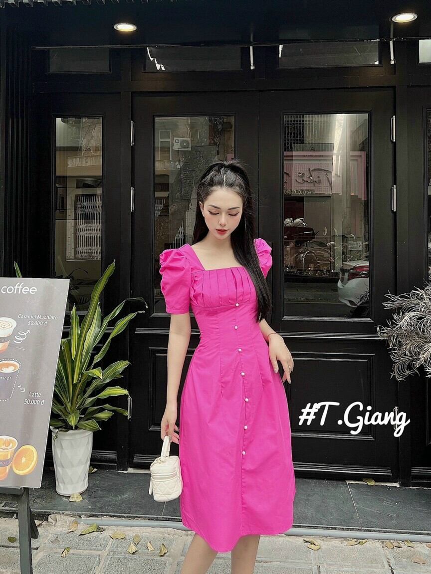 Váy liền thân dáng dài đính ngọc