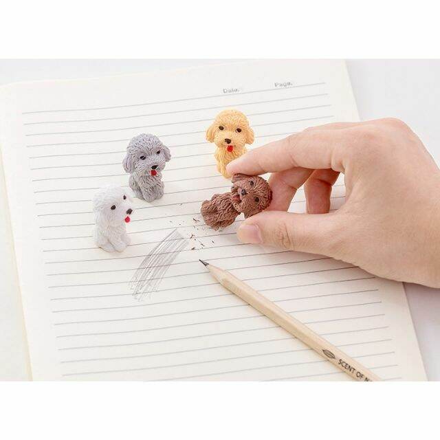 [HCM]Gôm (tẩy) hình bé cún poodle đáng yêu