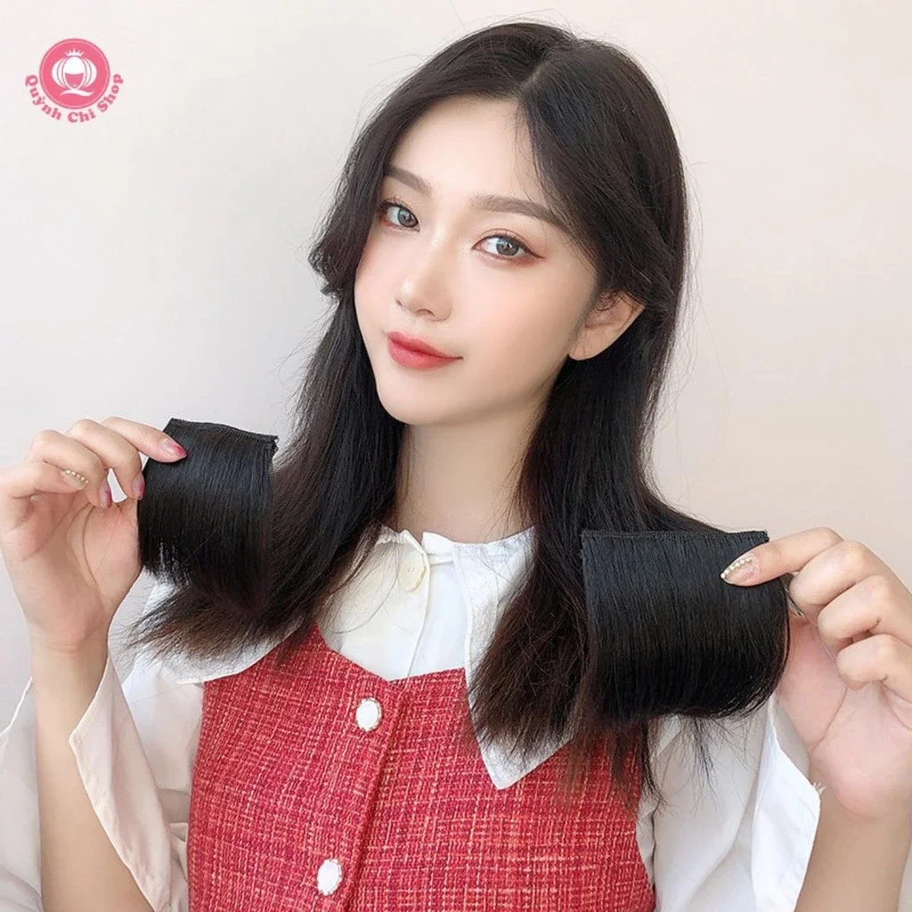 Tóc giả kẹp phồng chân tóc 10cm