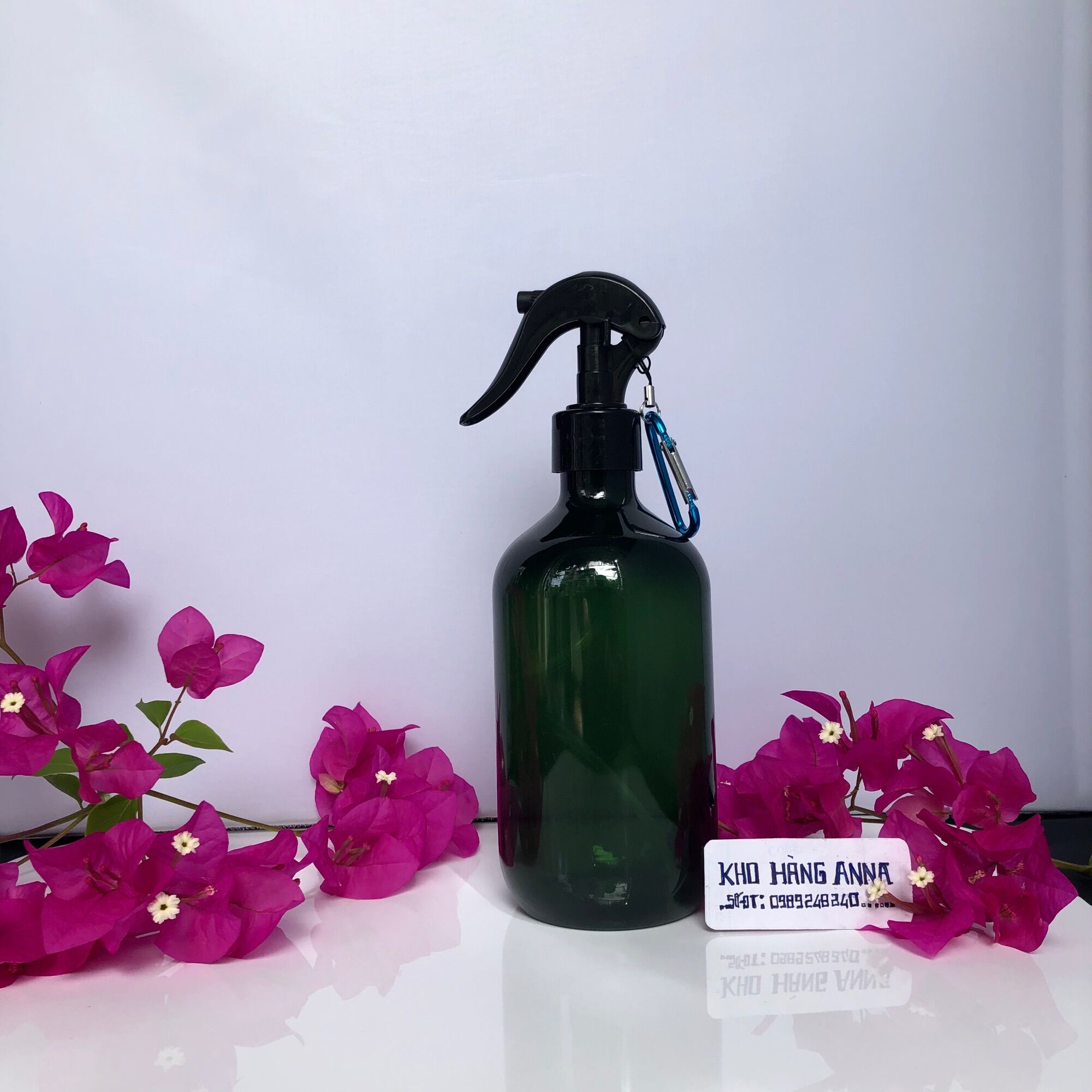 Móc khoá Bình xịt khuẩn xe OTO - Chai Xịt phun sương LƠN 500ml / Xịt nước phun sương / xịt cồn / xịt khuẩn - Chai Bình xịt Gắn móc khoá treo xe