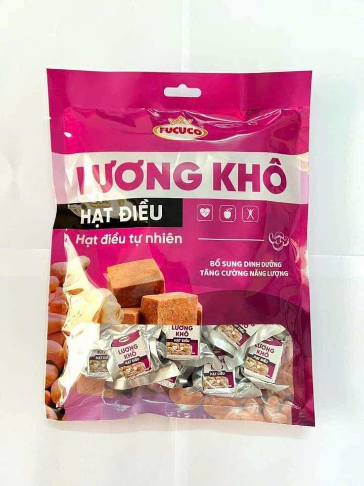 💥 Lương Khô Hạt Điều Fucuco -Phú Cường Gói 400g💥