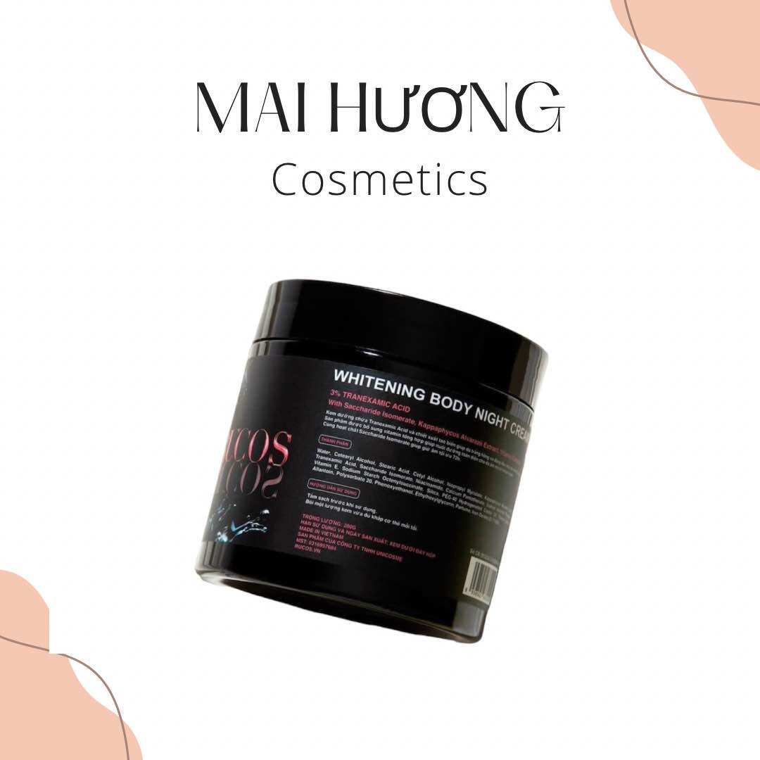 Kem dưỡng trắng da body rucos đen
