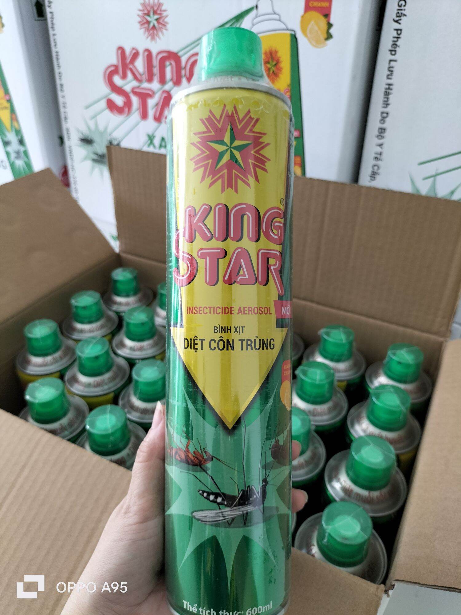 XẢ KHO Bình Xịt Diệt Côn Trùng Kingstar Xanh