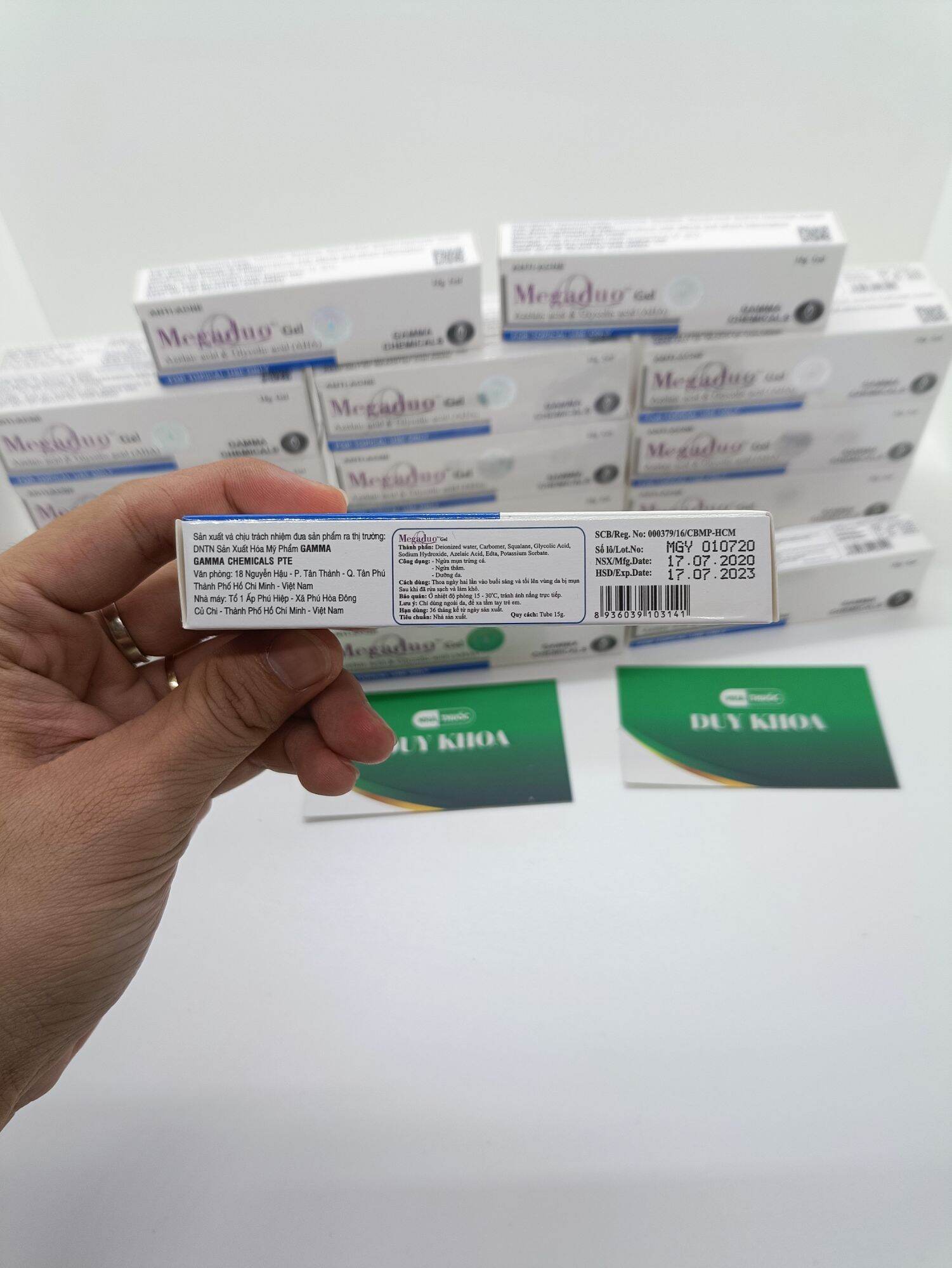 Megaduo gel giảm mụn ẩn và thâm 15g