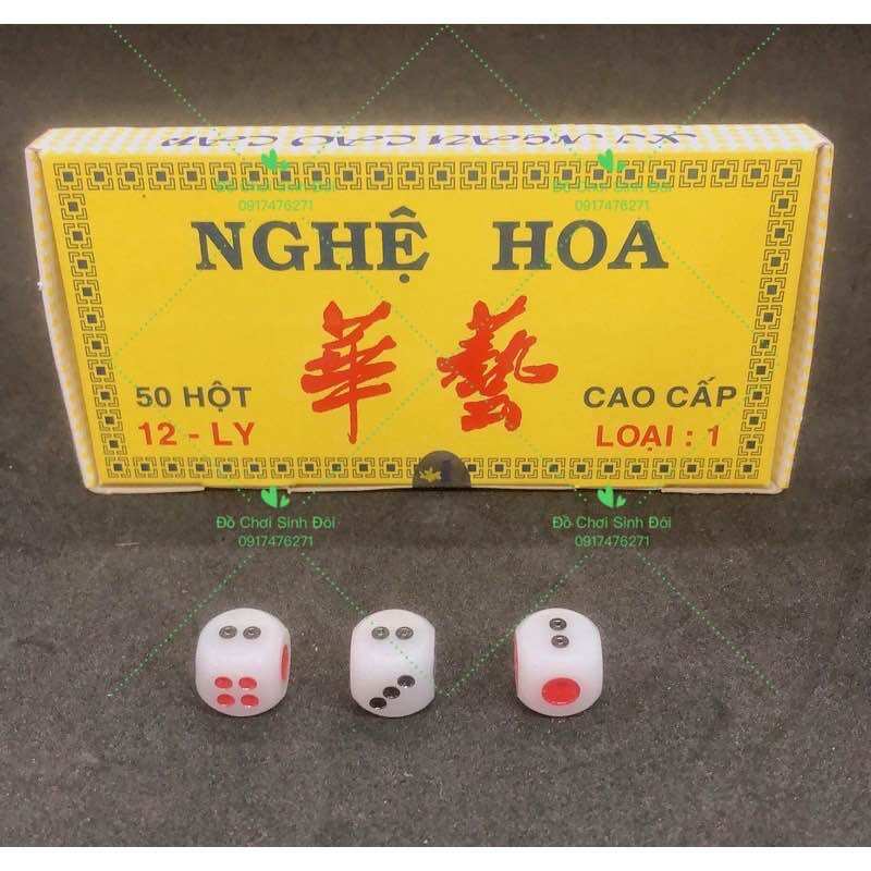 Xí ngầu nghệ hoa - combo 9 viên