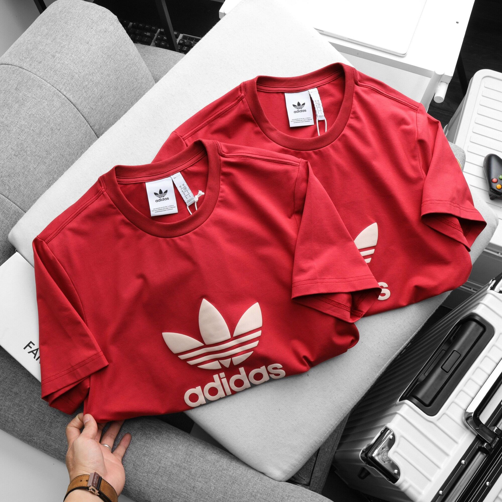 Áo thun ngắn tay Adidass tuồn xịn full tag cod chuẩn auth