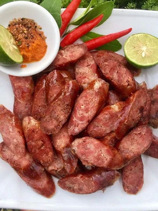 Lạp sườn (lạp xưởng) gác bếp chuẩn vị Tây Bắc (tặng kèm chẩm chéo)