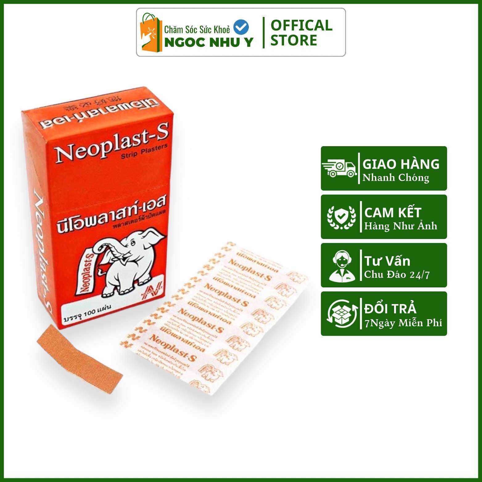 Băng Keo Cá Nhân Con Voi Neoplast Thái Lan