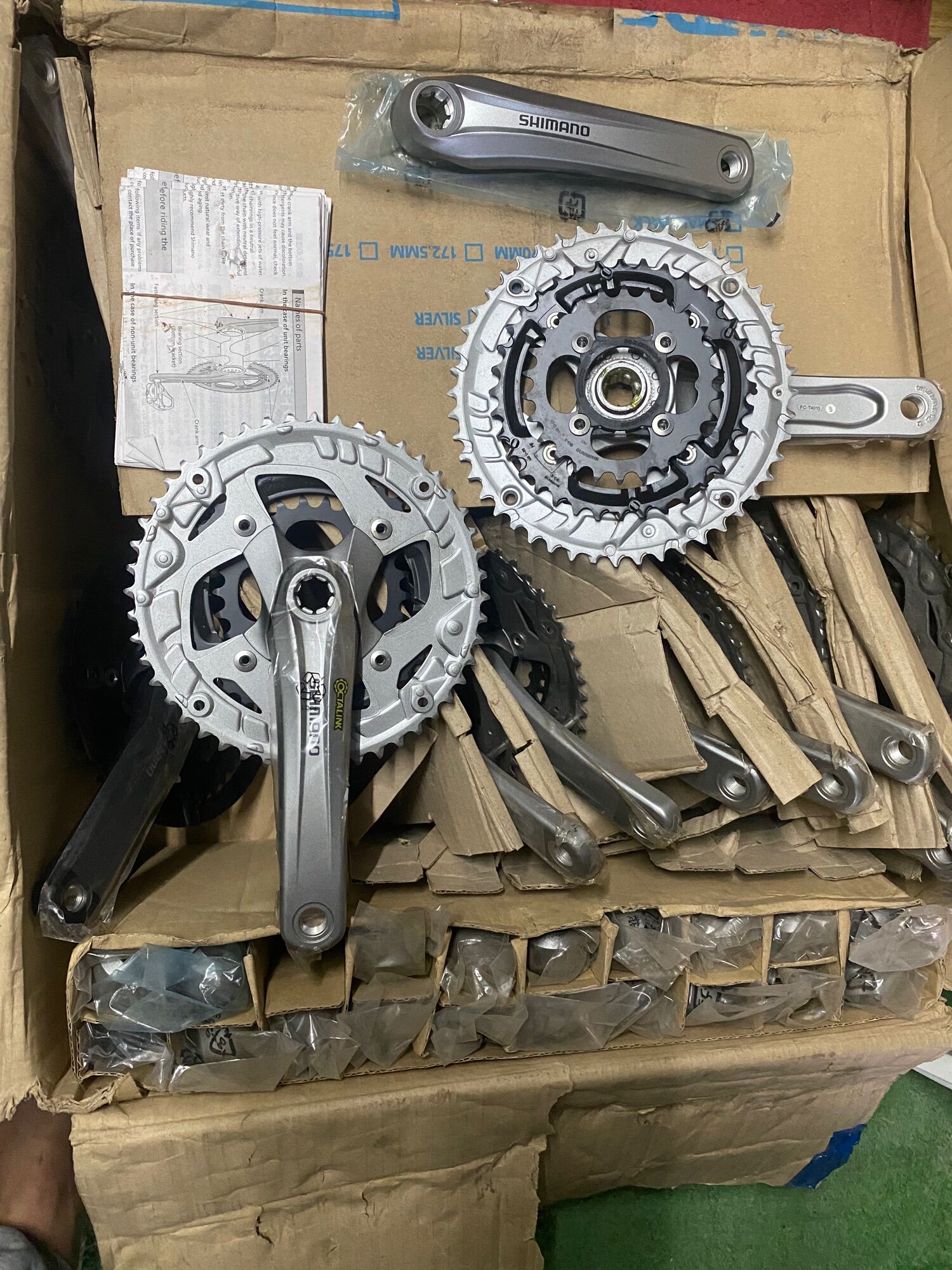 Shimano Alivio FC MT410 Crankset 9 Speed MTB Mountain Bike
