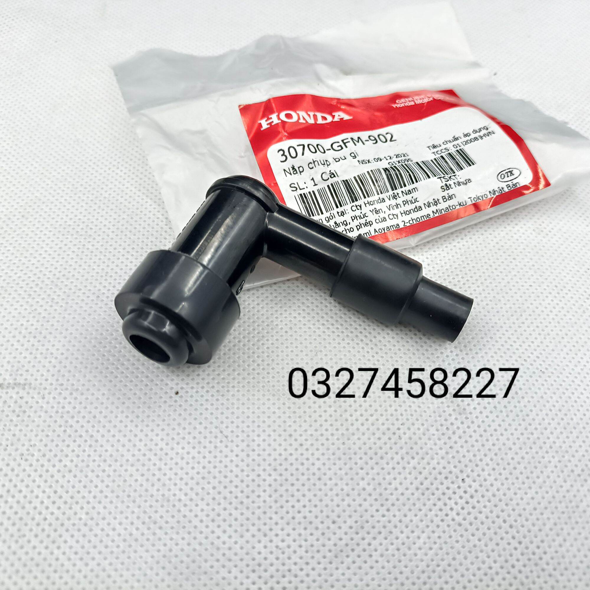 Đầu nắp chụp bugi xe DREAM, WAVE, FUTURE... zin honda..