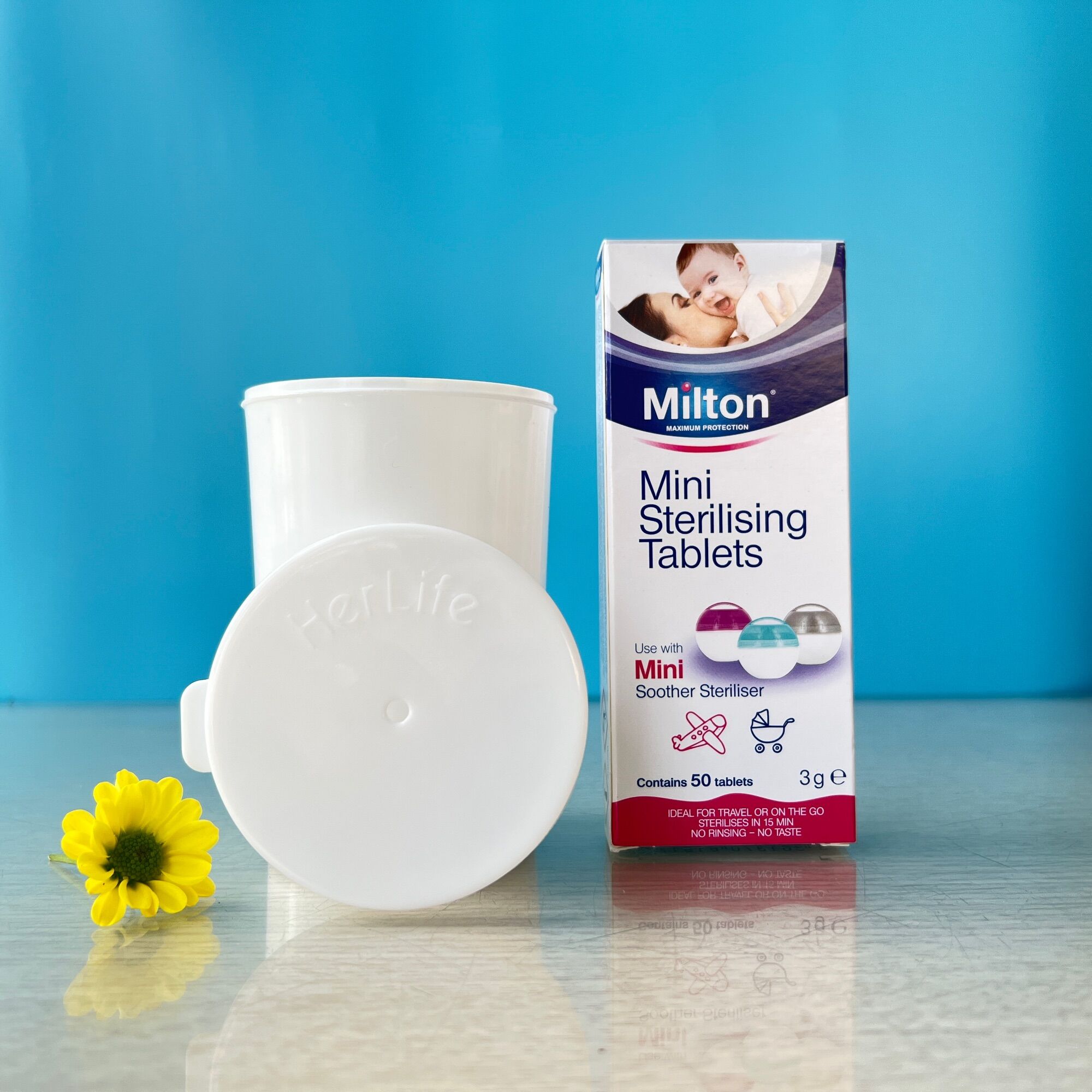 Viên tiệt trùng Milton hộp 50v ( date tháng 08/2027)