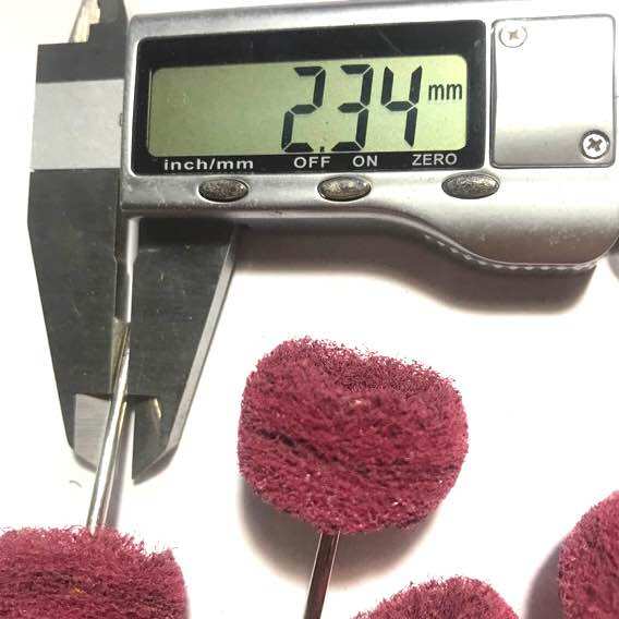 Chổi đánh bóng bằng sợi rối 25mm cán 2.35/3mm
