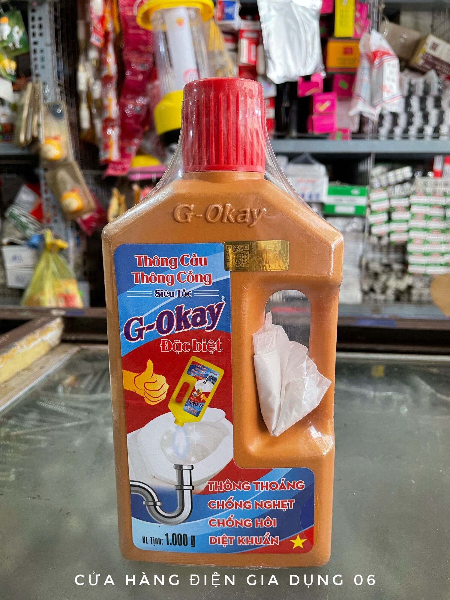 Chai thông cầu cống siêu mạnh g-okay