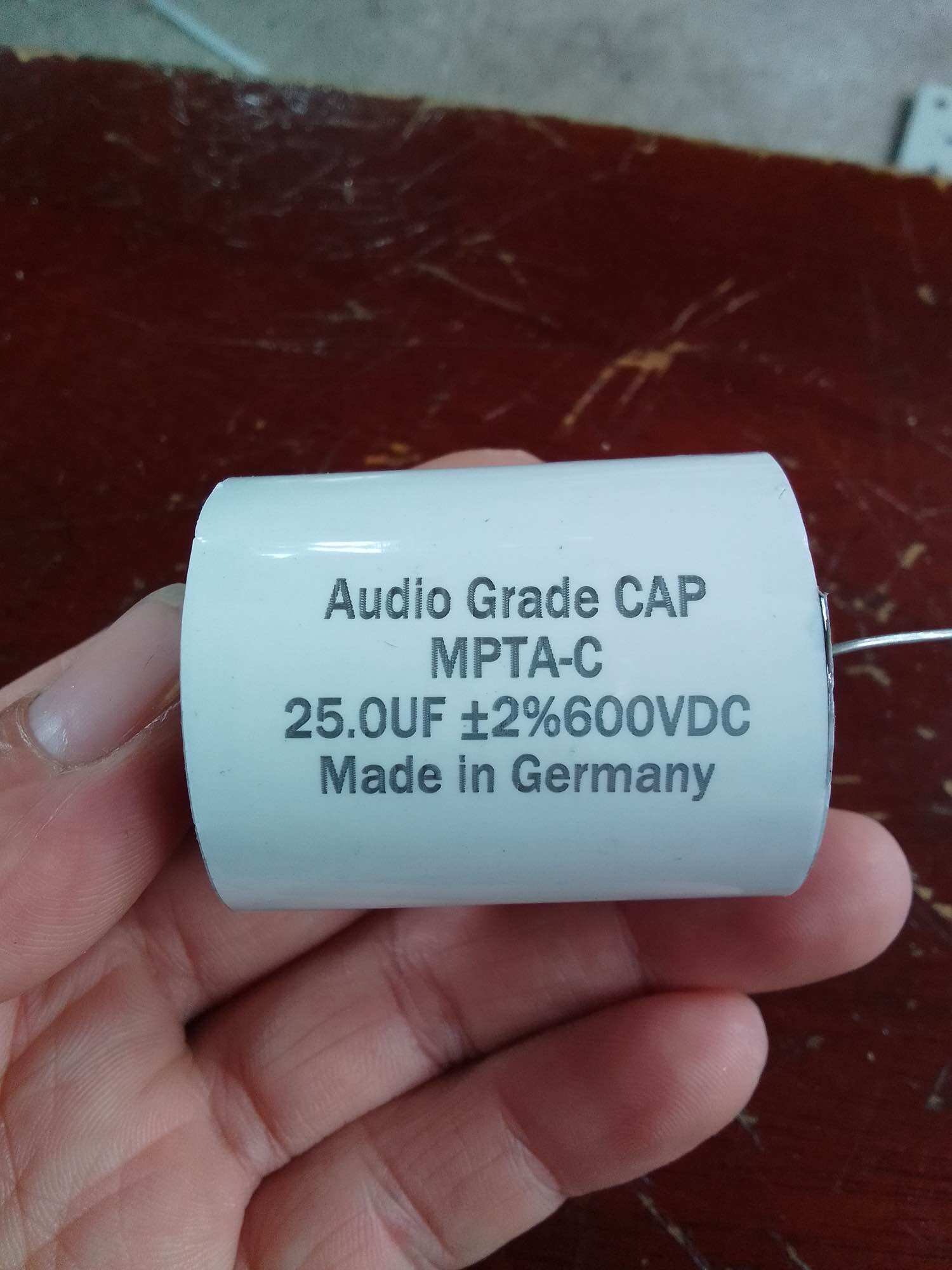 Tụ loa mid 25uf . Audio Grade Cap 600vdc