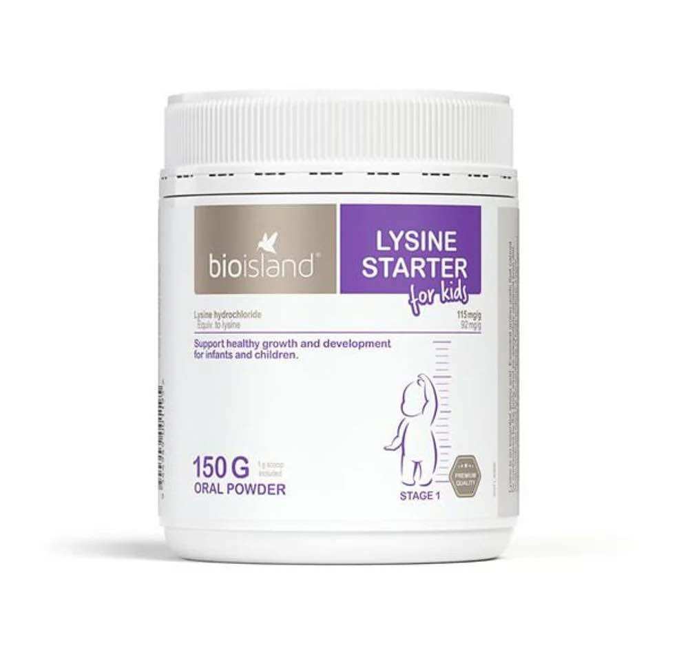 Bột Lysine Bio Island Úc tăng chiều cao cho bé