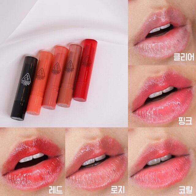 Son dưỡng có màu, đầy đặn môi 3CE Plumping Lips