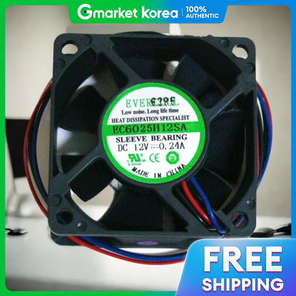 12V Low Noise Case Fan 60 X 25 mm Giá 315,000 Đồng*Miễn phí vận chuyển