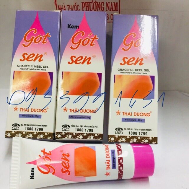 Gót sen-kem chống khô,nứt nẻ chân