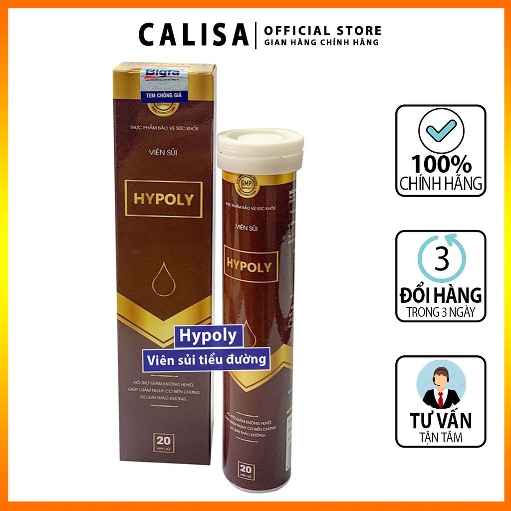 Viên sủi hypoly hỗ trợ đường huyết -minh quân