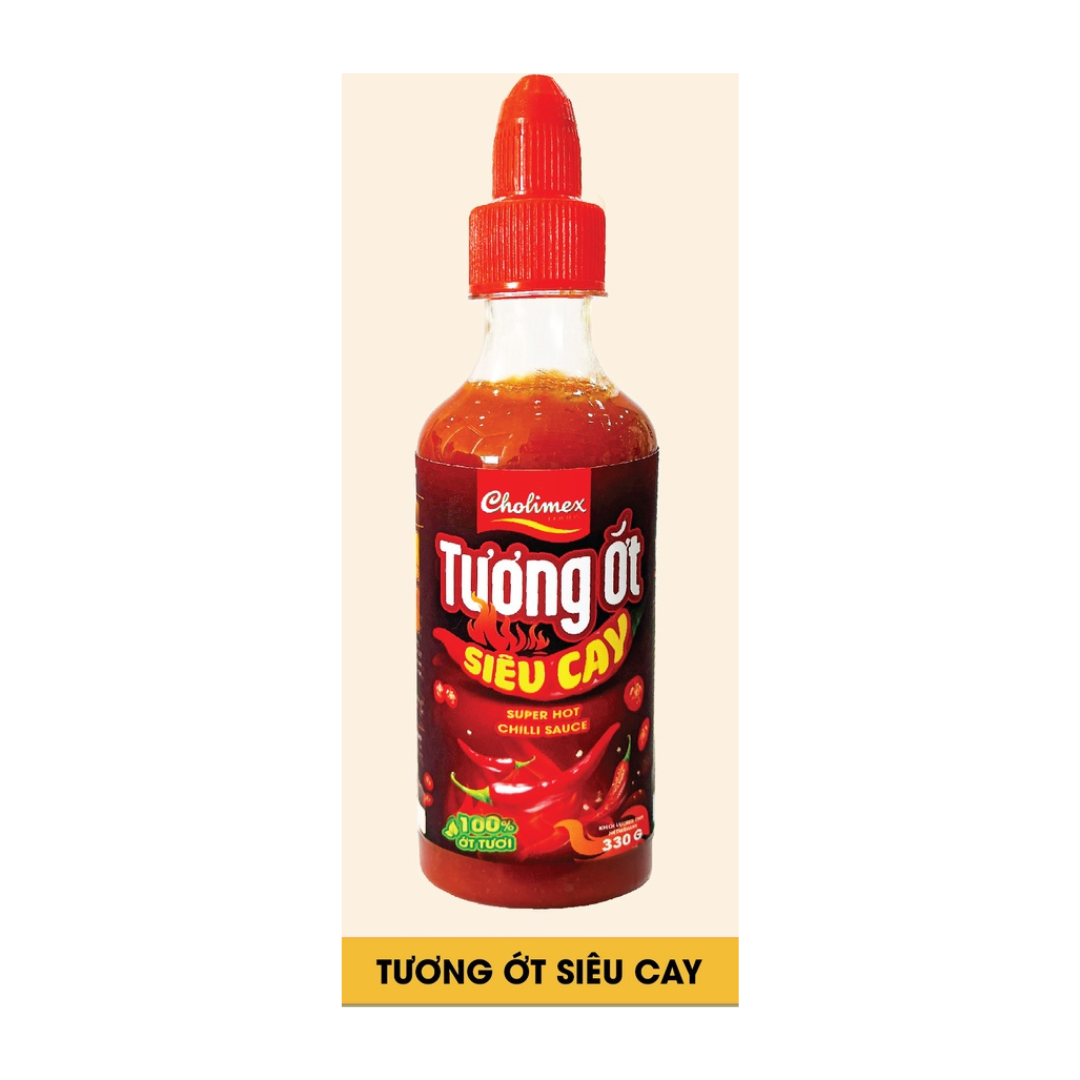 Tương ớt Siêu Cay Cholimex 330 g ăn cay thứ thiệt