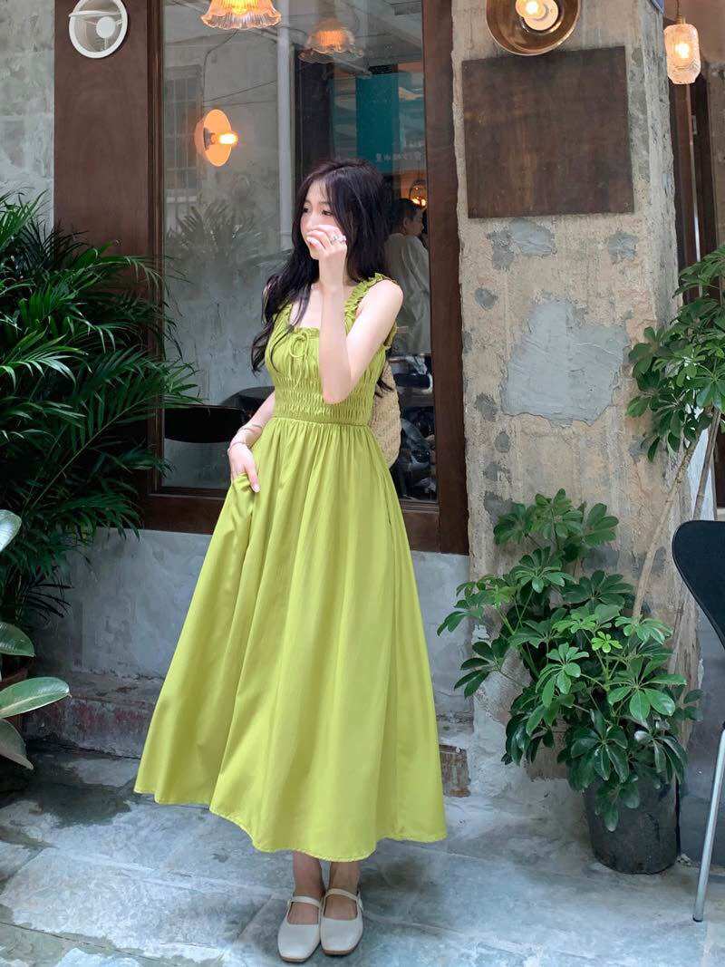 Đầm maxi xuông sát nách bèo BG