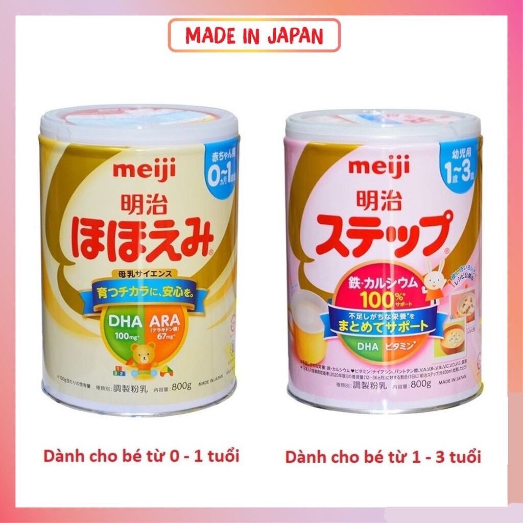 (HCM) [DATE 9-10 2022] Sữa Meiji Nội Địa Nhật hộp 800G cung cấp đầy đủ dưỡng chất cho bé yêu. thumbnail