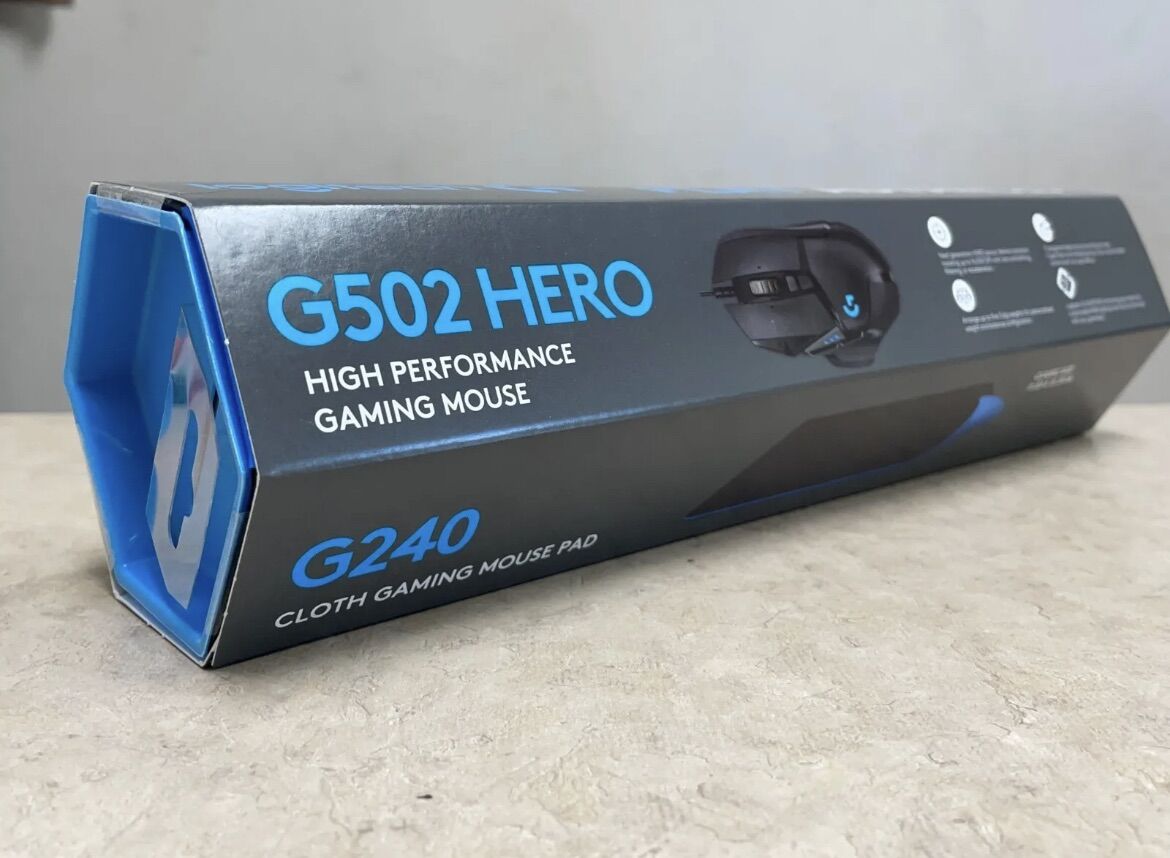 Logitech G502 Hero & G240 Pad Mouse (New Seal)