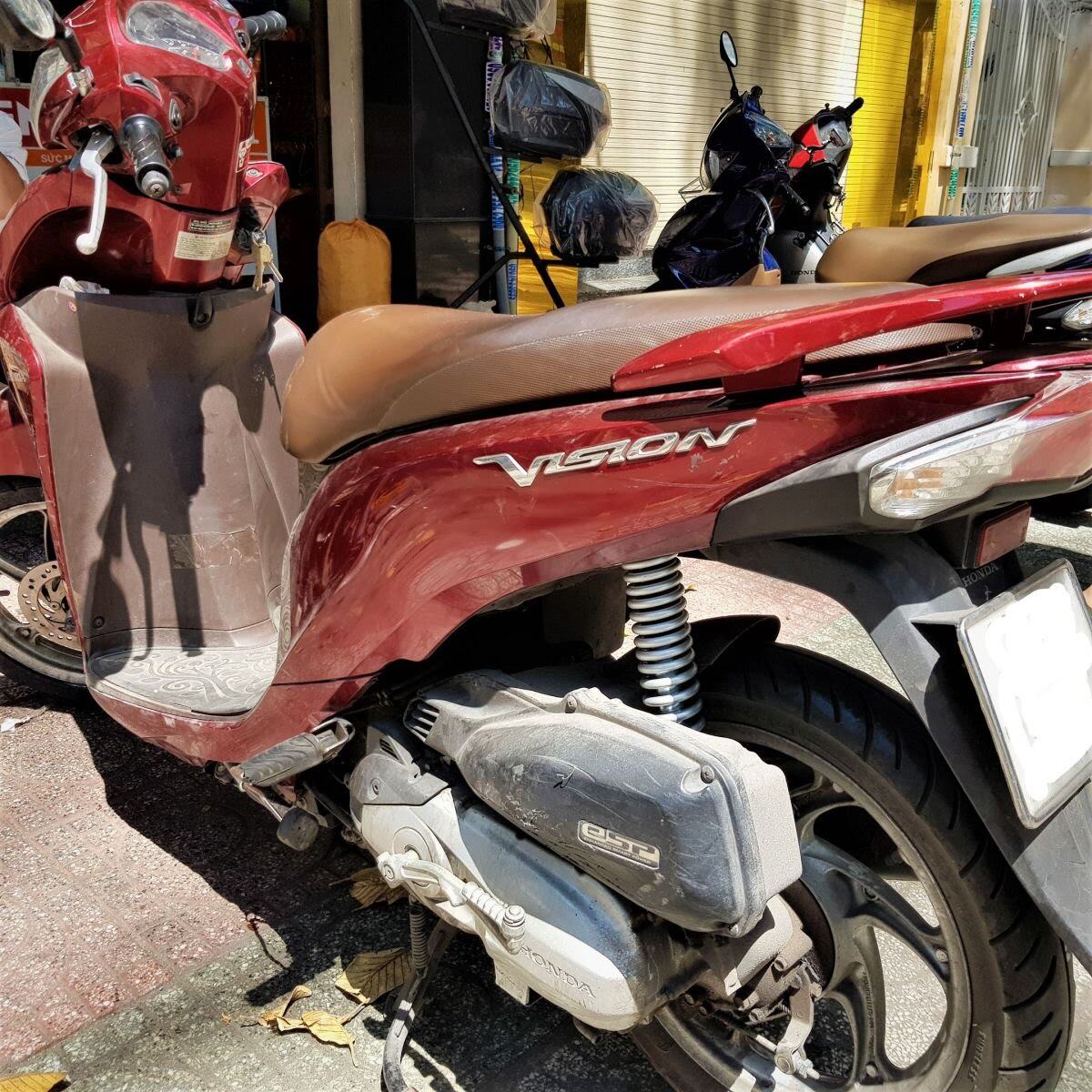 Phuộc sau Vision ( 2012 - 2019 ) hiệu KAIFA ( 1 cây ) 31cm