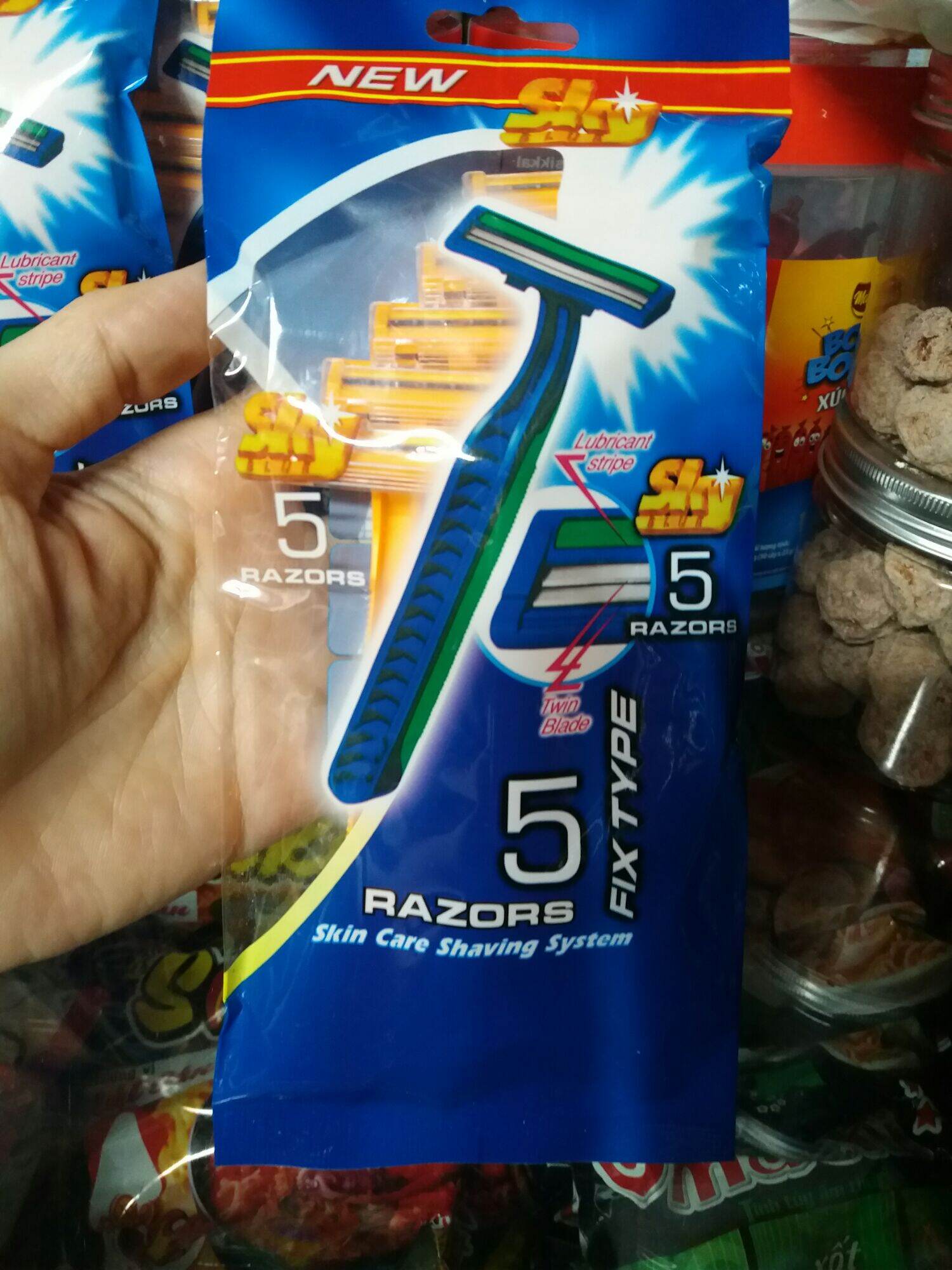 Gói 5 dao cạo râu sky