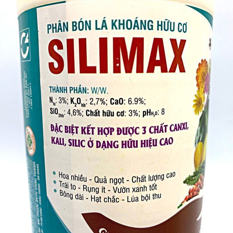 Phân bón lá hưu cơ Silimax của lộc trời 500ml