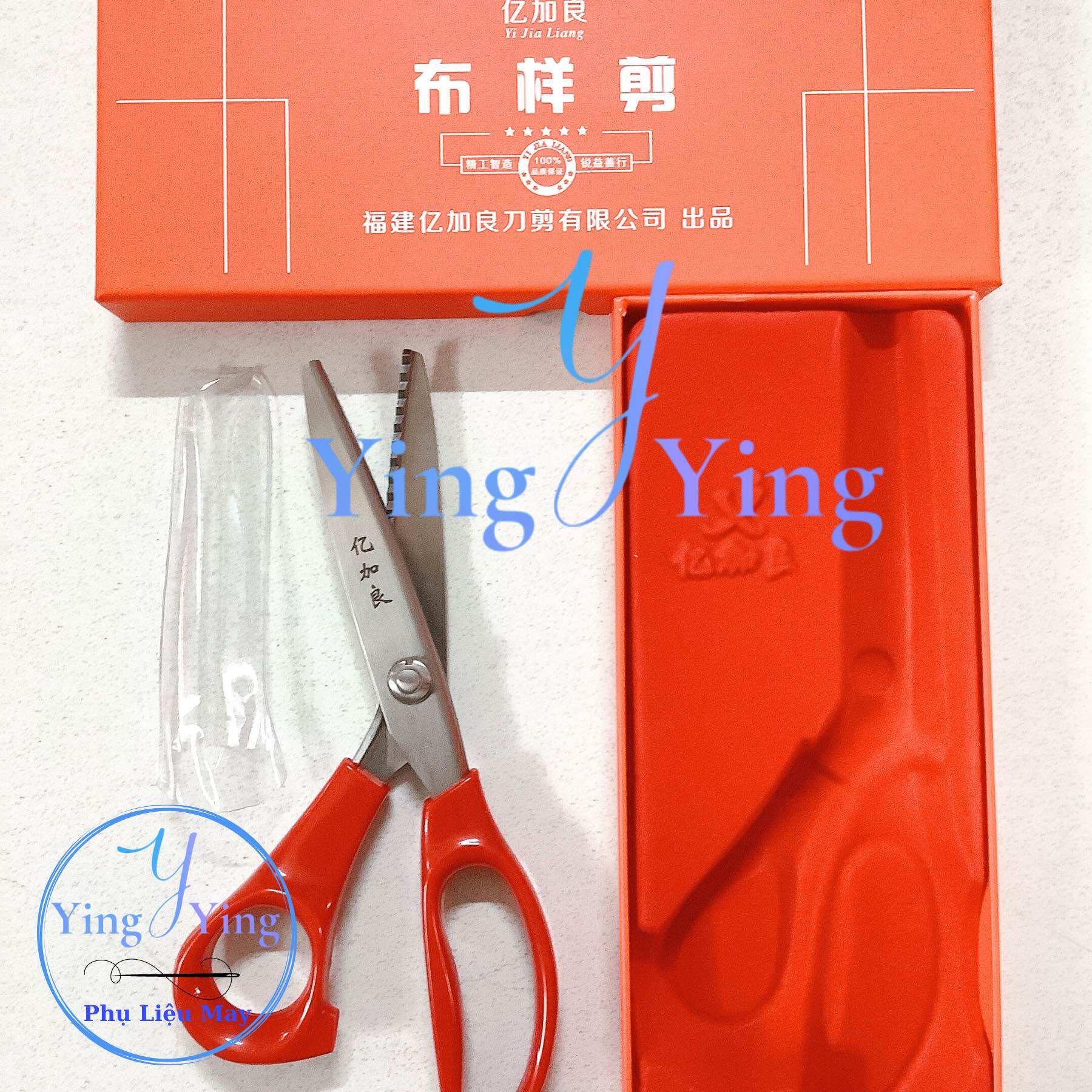 Kéo Răng Cưa Hộp Đỏ cao cấp hàng xịn- Kéo Cắt Vải, cắt giấy thủ công