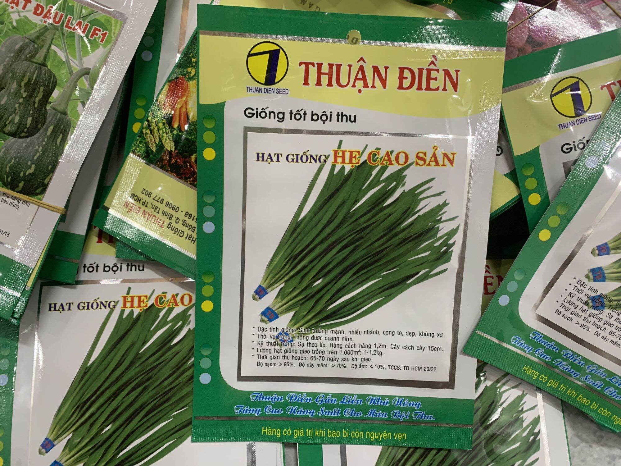 Hạt Giống Hẹ Cao Sản gói 1g