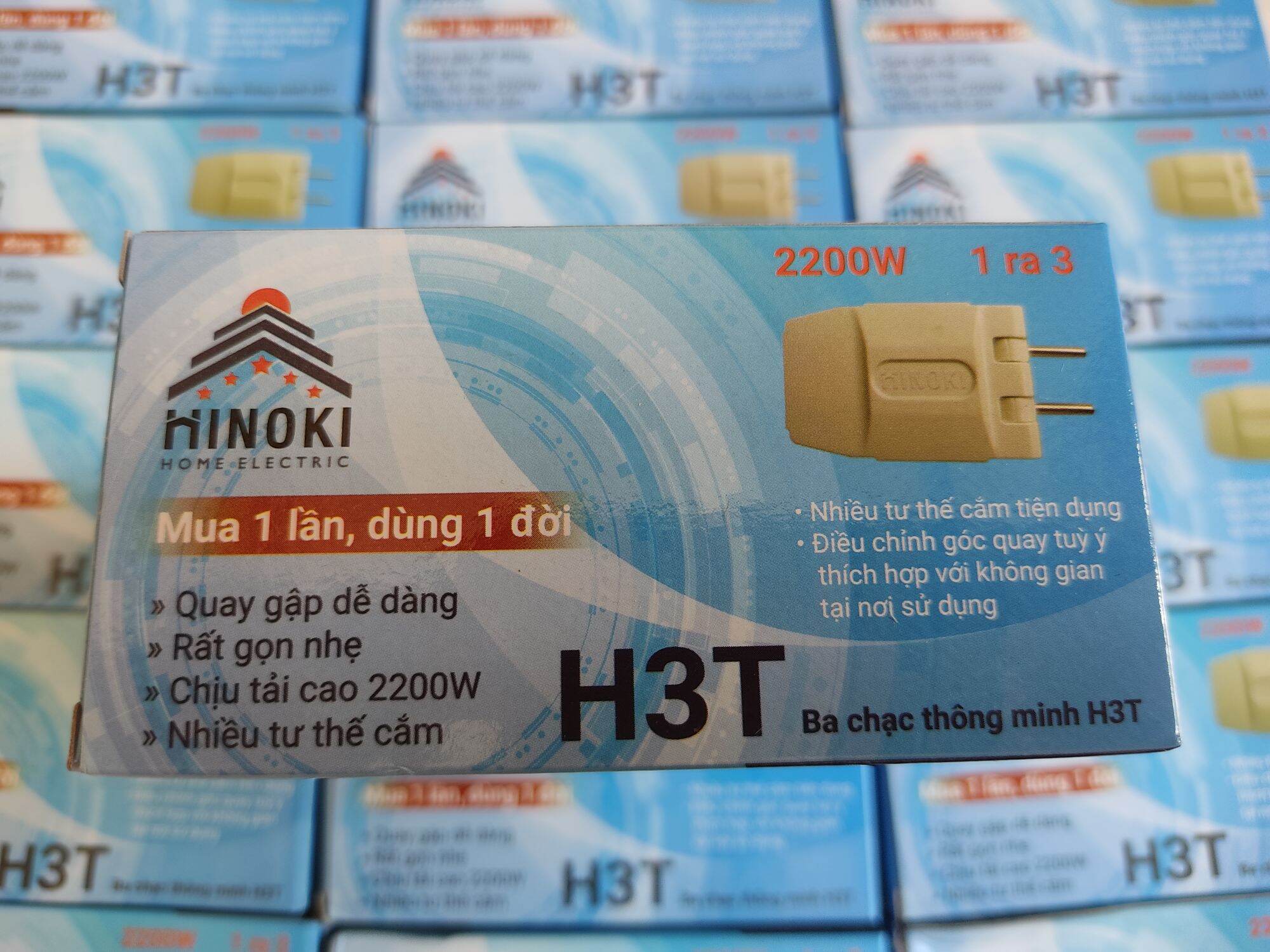 Phích cắm ba chạc, ổ chia ba thông minh Hinoki