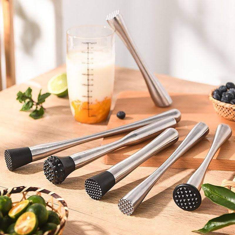 Chày dầm pha chế inox thân nhỏ 2 kích thước
