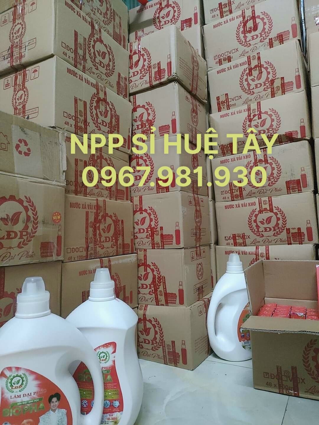 24 CHAI NƯỚC XẢ VẢI KHÔ ( 4 màu tuỳ chọn ) - LÂM ĐẠI PHÚC