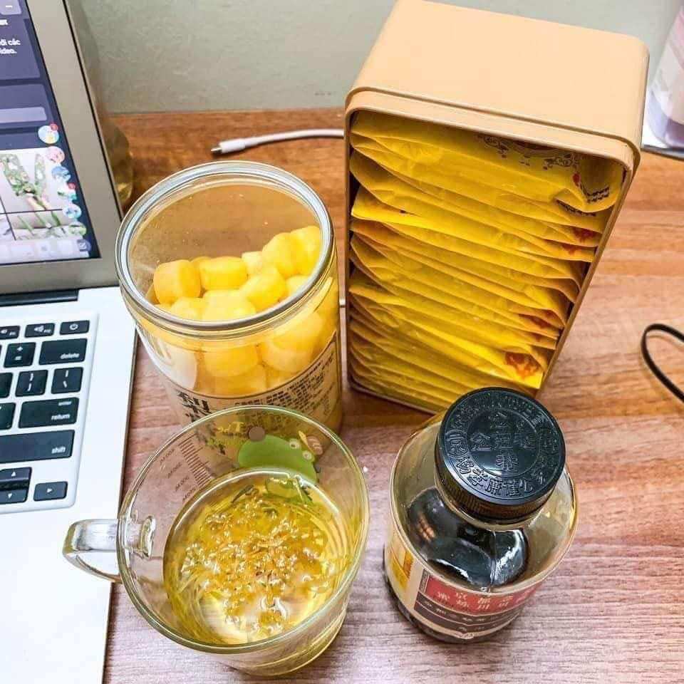 Kẹo trà lê giảm ho