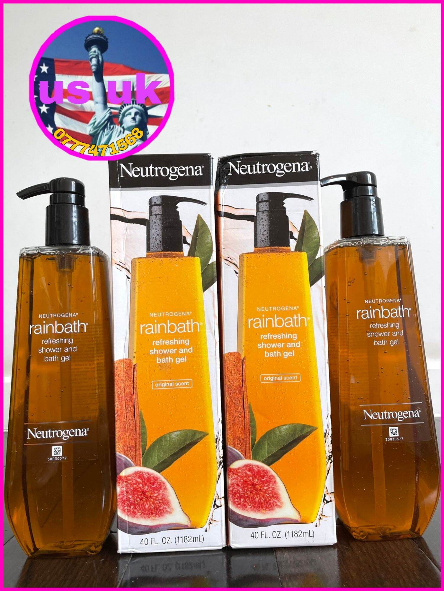 Sữa tắm neutrogena rainbath xóa mụn lưng hàng đầu mỹ hàng chuẩn mỹ