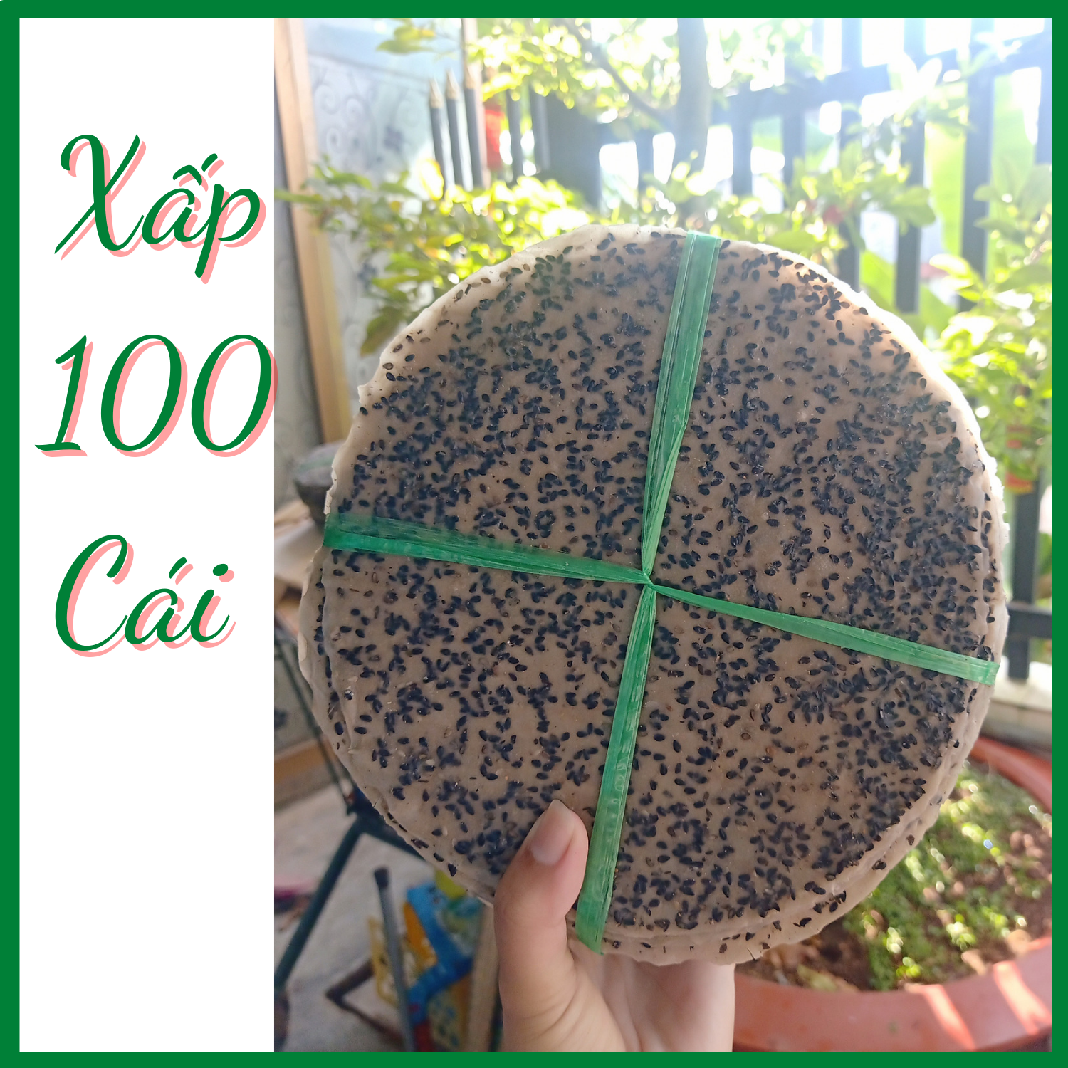 Xấp 100 Cái Bánh Tráng Mè Dừa, Bánh Tráng Nướng - Đặc Sản Tây Ninh