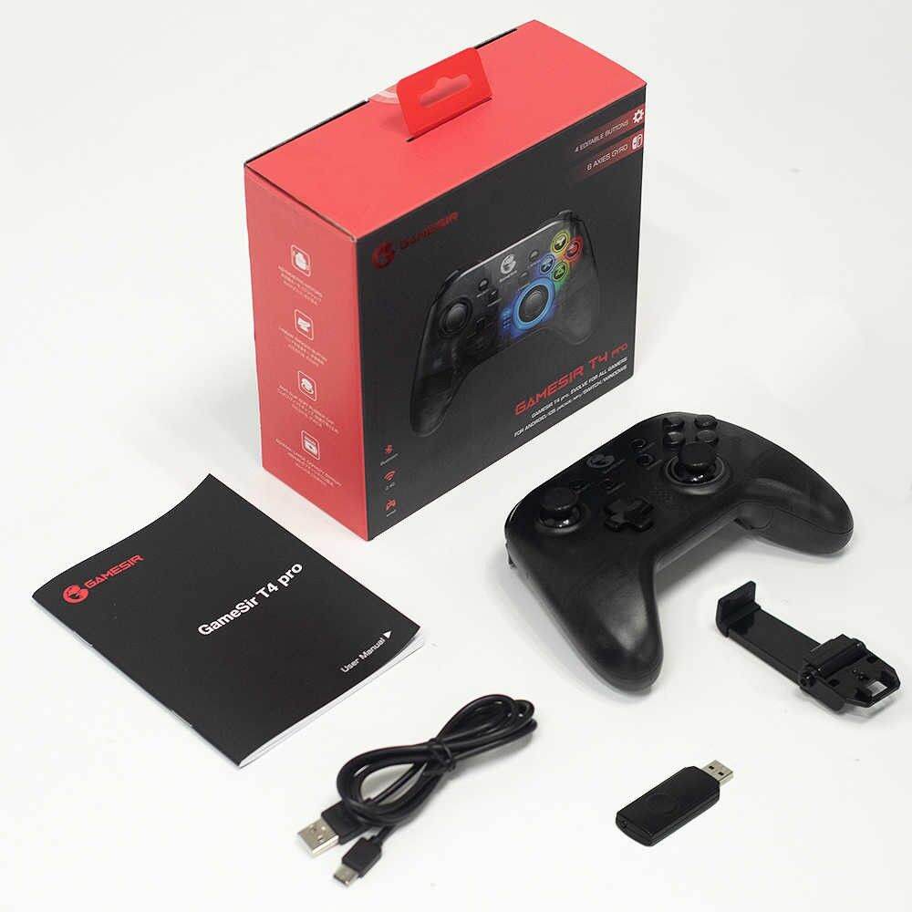 0Tay cầm chơi game không dây Gamesir T4 Pro Wireless USB - Hỗ trợ Switch