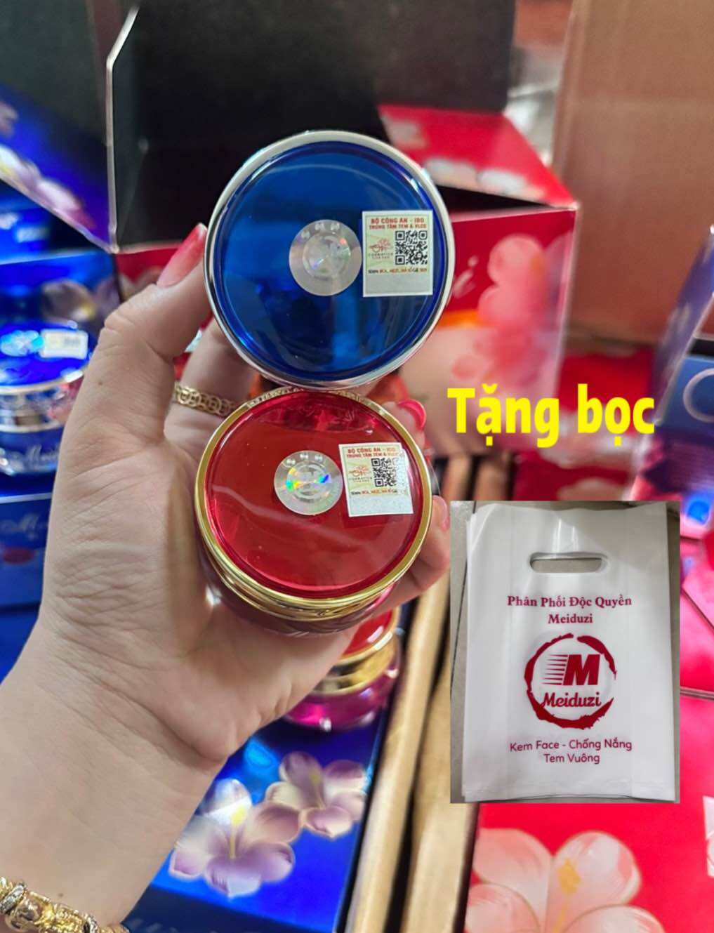 Combo 2 kem meiduzi nhật ngày + đêm 2 tem
