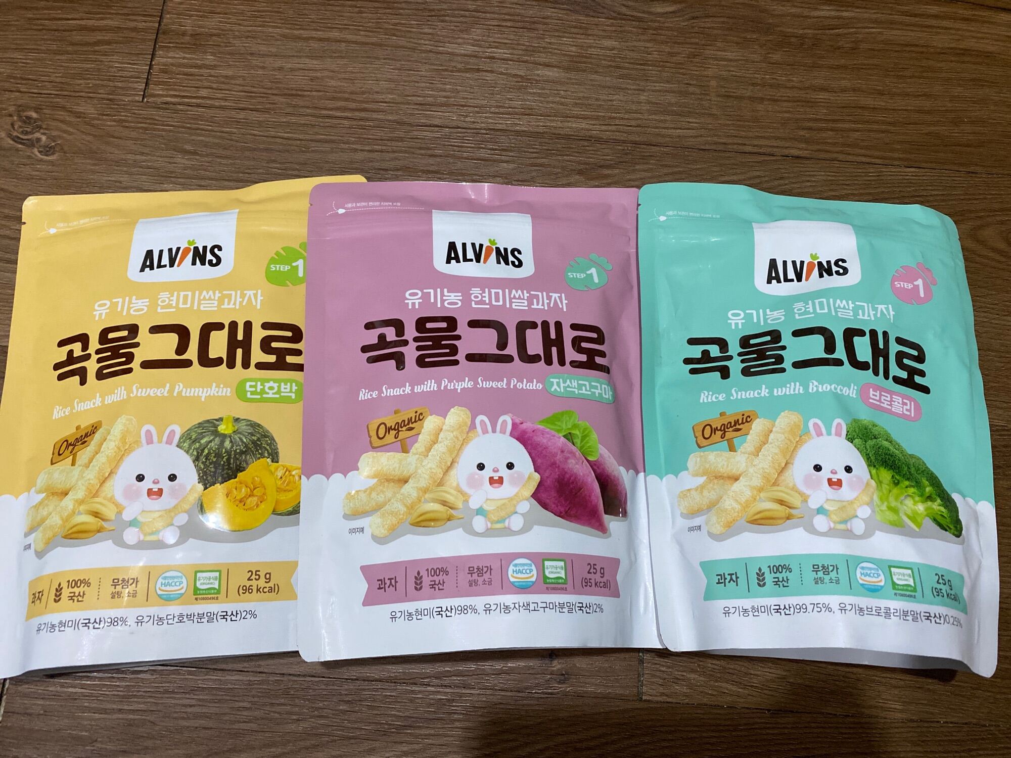 Bánh que Alvins Hàn Quốc cho bé từ 6m