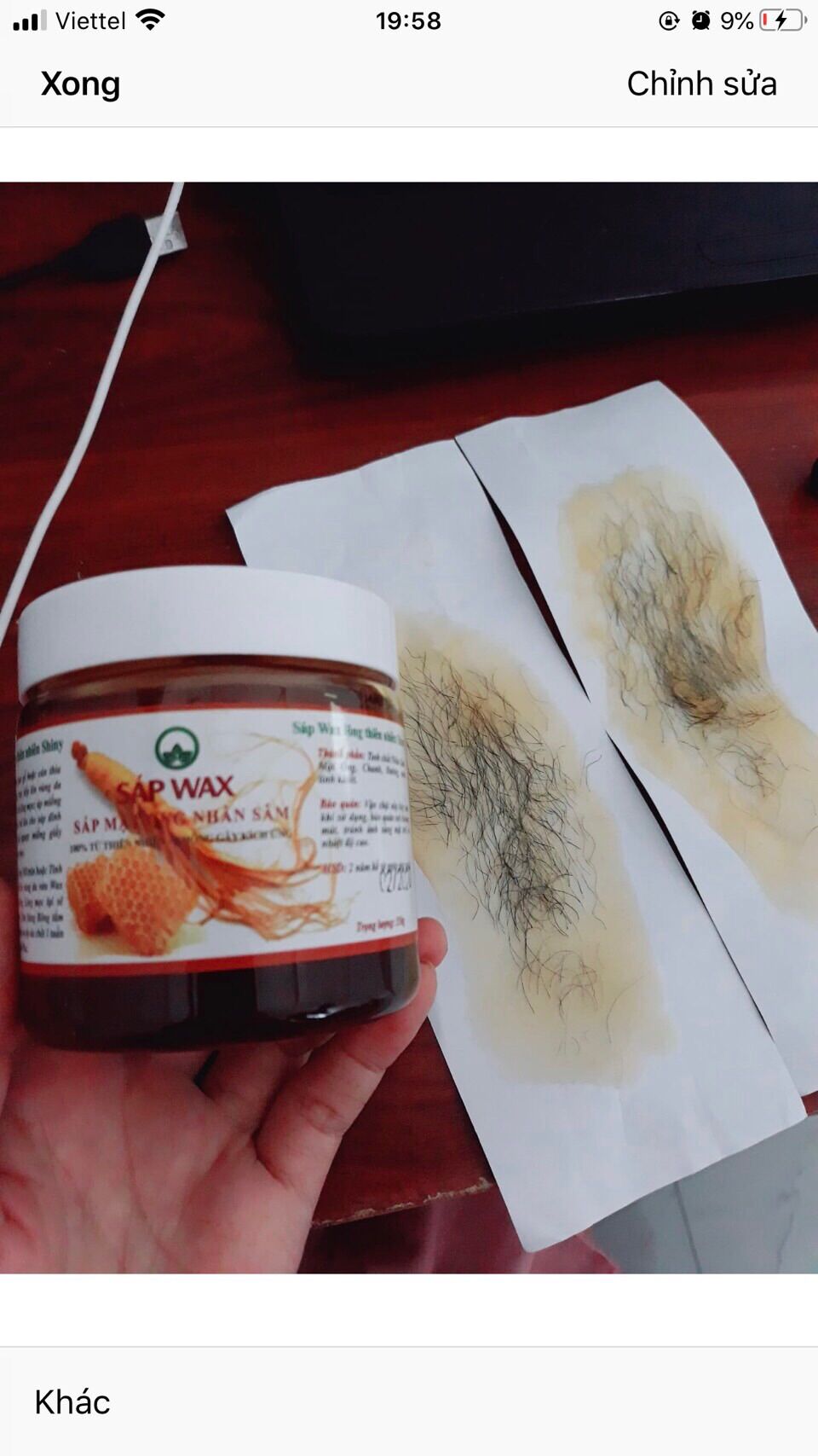Sáp Wax Lông Nhân Sâm Mật Ong Shiny 250gr-350gr