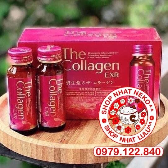 (Mẫu mới 2022) Collagen nước - The Collagen EXR Shiseido Nhật Bản Dạng Nước hộp 10 lọ 50ml