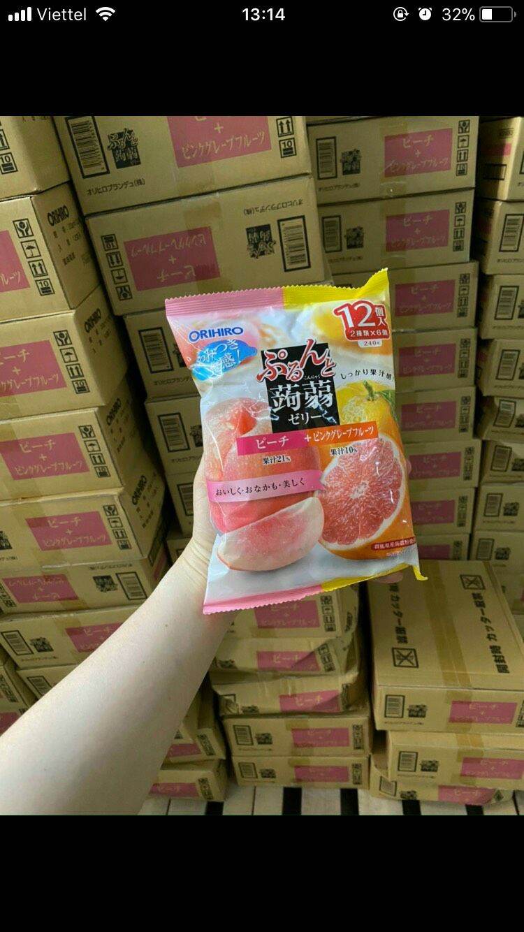 Thạch trái cây Orihiro Nhật Bản