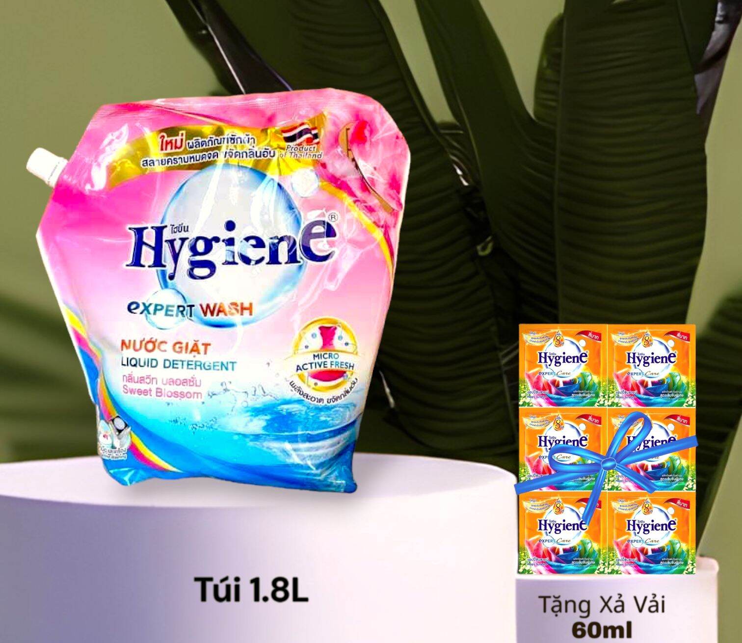 Nước giặt đậm đặc Hygiene Thái Lan túi 1800ml
