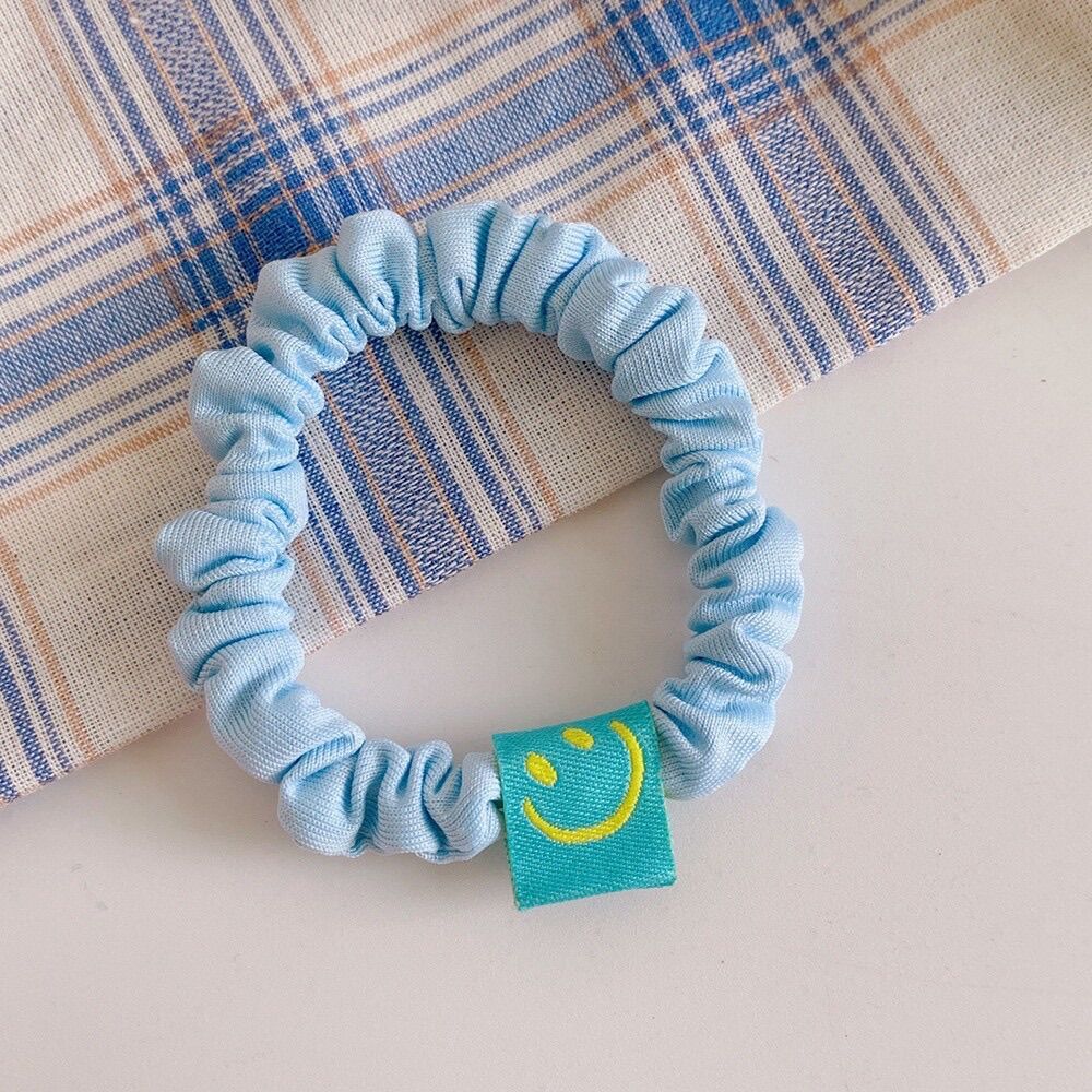 Dây cột tóc hình mặt cười nhiều màu sắc Meily Store