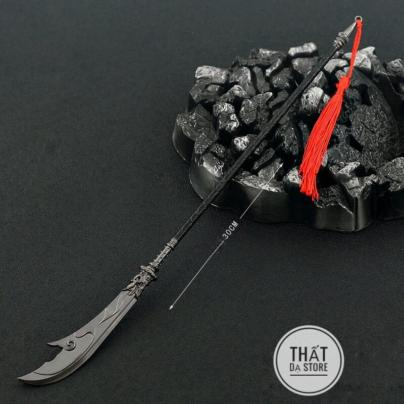 Mô hình thanh long đao 30cm.