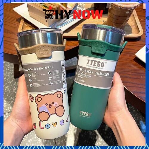 Ly giữ nhiệt tyeso cao cấp 710ml kèm ống hút